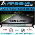 thumbnail image 3 of No.1 32" Arsenal Polaris RZR XP900 XP1000 LED Light Bar KIT 180w Flood/Spot Combo Beam CREE 3w LED's 18,000 Lumen, Polaris RZR XP900 XP1000 RZR4 XP4 2014-2018, Front mounts, Wire Harness, 3 of 11