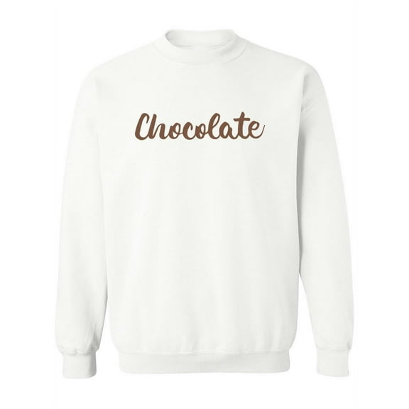Chocolate Modern Sweatshirt Women -Image by Shutterstock, Female Large