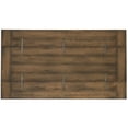 thumbnail image 3 of Bowery Hill 2-Drawer Traditional Wood Flip Top Console Table in Dark Wood, 3 of 4