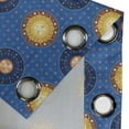 thumbnail image 4 of Ambesonne Astrology Grommet Curtain, Astronomic Ornaments, 50" x 72", Yellow Brown and Blue, 4 of 6