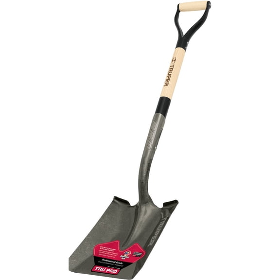 Truper Square Point Shovel Tru-Pro D-Handle Alloy Steel - 30-Inch Blade Length — Residential Use, Standard Application