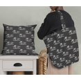 thumbnail image 5 of Soimoi Gray Poly Georgette Fabric Landscape & Reindeer Animal Print Fabric by the Yard 52 Inch Wide, 5 of 5