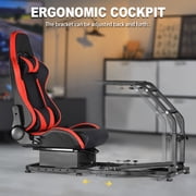 Marada G29 Racing Simulator Cockpit with Gaming Chair Fit Logitech Thrustmaster T80 T150 T300RS,T248