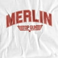 thumbnail image 2 of Top Gun T-Shirt Merlin Varsity Unisex Graphic Tee for Men & Women, 2 of 7
