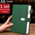 thumbnail image 1 of Feltree Business Notebook Thick A5 Leather Journal Office Notepad Notebook Meeting Notes Book Large-sized Work Diary, 1 of 8