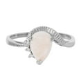 thumbnail image 2 of Galaxy Gold 14K Solid Gold Natural Diamond Ring for Women Size 9.5 - White Gold Fine Jewelry, 2 of 7