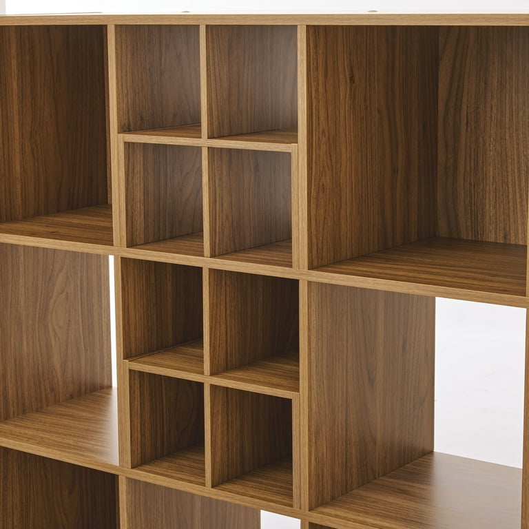 Mainstays Cube Storage Quad Inserts, Set of 2, Warm Walnut