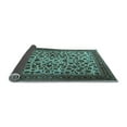 thumbnail image 2 of Ahgly Company Indoor Square Persian Light Blue Traditional Area Rugs, 5' Square, 2 of 4