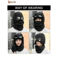 thumbnail image 7 of Spencer Thermal Windproof Trapper Hats with Glasses Winter Ski Hunting Trooper Hat Warm Ear Flaps and Mask Cycling Outdoor Caps for Men Women, 7 of 7