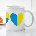 thumbnail image 5 of CafePress - I Stand With Ukraine Heart Mugs - 11 oz Ceramic Mug - Novelty Coffee Tea Cup, 5 of 6