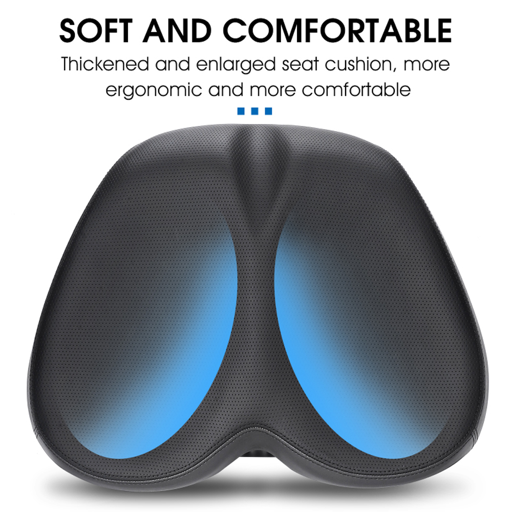 Ergonomic Replacement Saddle Soft Widen Thicken Road Bike Cushion Long Distance Riding Comfortable Shockproof Cycling Seats - image 4 of 7