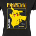 thumbnail image 3 of Pokémon - Retro Pikachu - Juniors Fitted Graphic T-Shirt, 3 of 5