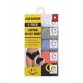 thumbnail image 2 of Joe Boxer Women's Cotton Spandex Hi-Cut Brief Panty Underwear with Iconic Winky Logo, 5-pack, Sizes S- XXXL, 2 of 9