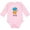 AD-Pink, variant on Cute Robot, Colorful Robot, Funny Robot, Robotics Boys or Girls Long Sleeve Baby Bodysuit