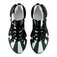 thumbnail image 5 of Aesthetic Grey Green And White Sunburst Walking Shoes for Men Woman Lightweight Tennis Fashion Elastic Sports Shoes Cushion Basketball Shoes, 5 of 7