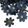 thumbnail image 4 of 100pcs Cabezas De Flores De Margaritas Artificiales Flores Artificiales Decoración De Manualidades Diy Manualidades Tarjetas Azul oscuro Soledad Flor de Margarita de seda artificial, 4 of 8