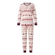thumbnail image 3 of Ropa de dormir navideña para padres e hijos, Tops con estampado de alces y árbol de Navidad de manga larga, pantalones, mameluco, 3 of 4