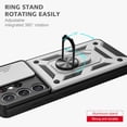thumbnail image 6 of for Samsung Galaxy S21 Ultra Case with Flexible TPU Screen Protector 2 Pcs, Slide Camera Lens Cover with Kickstand Protective Case for Galaxy S21 Ultra 5G-Silver, 6 of 12