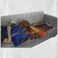 thumbnail image 6 of Night Soft Flannel Fleece Blanket, USA Downtown City Skyline over the Highway Los Angeles California Travel Destination, Cozy Plush for Indoor and Outdoor Use, 50" x 70", Multicolor, by Ambesonne, 6 of 6