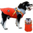 thumbnail image 1 of Lucoss Winter Dog Coat with integrated harness No Pull Cold Weather Waterproof Warm Fleece Back Zipper for Small & Medium Dog, 1 of 5