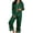 Dark Green, variant on TGPMGRZ Women's Christmas Pajamas Set Long Sleeve Roomy Matching Set for Winter Morning Coffee