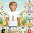 thumbnail image 3 of Girls Easter Top Fashion Soft White Carrot Easter Story Tshirt Boys Funny Short Sleeve T-Shirt Clothes Girls Tees Outfit, 3 of 5