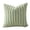 A001- Green, variant on Plush Throw Pillow Cover, 18x18 Inch White Decorative Pillowcase for Couch Bed Sofa Living Room - Soft Fluffy Cushion Cover with Vertical Striped Design, No Insert Included