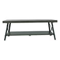 thumbnail image 2 of Wallace & Bay Chandler 48 In Rustic Open Storage Coffee Table, Antique Gray, 2 of 6