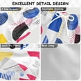 thumbnail image 2 of FORMRS Boys Swim Trunks Quick Dry Mesh Liner Boardshorts Sizes XS-XL, Blue Retro Shapes, 2 of 7