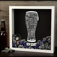 thumbnail image 5 of Torched New Jersey Beer Cap Shadow Box Wall Mount Decor 13"x13"x3" Gray, 5 of 8