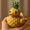 yellow, variant on Pineapple Duck Resin Sculpture, Adorable Fruit Animal Desktop Ornament, Mini Dashboard Decoration for Car & Home, Unique Collectible Figurine, Whimsical Gift for Friends