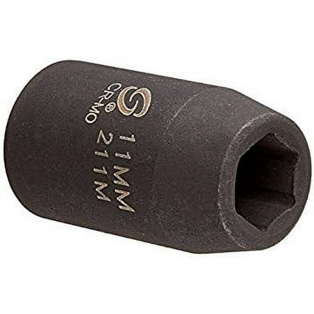 UPC: 0613364602119 | Sunex Tools 211M – 1/2 Drive 11MM Impact Socket