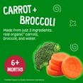 thumbnail image 5 of (3 pack) Earth's Best Organic Stage 2 Baby Food, Carrots Broccoli Veggie Puree, 3.5 oz Pouch, 5 of 10
