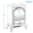 Harper&Bright Designs Electric Fireplace Stove Heater Portable