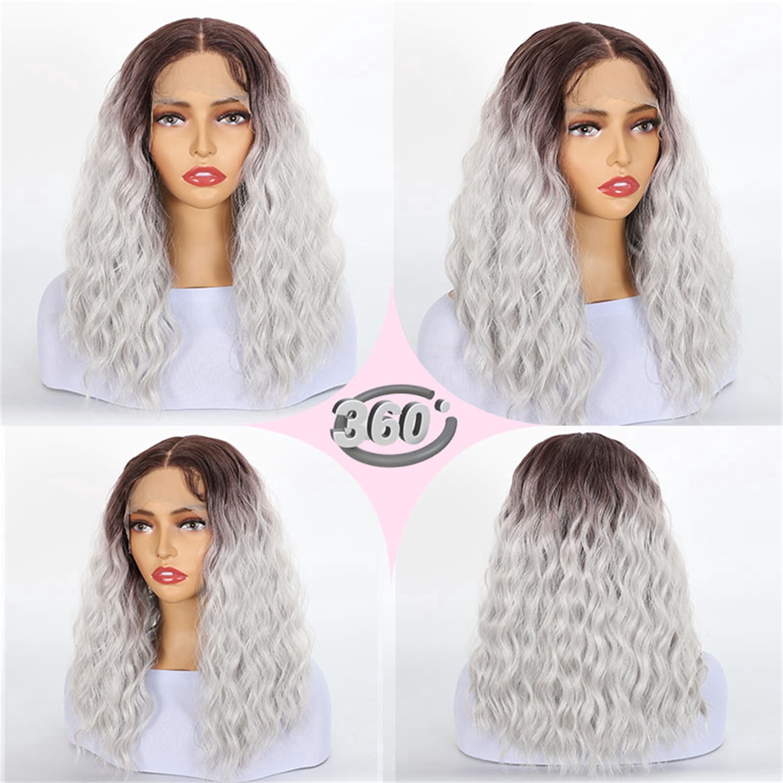 More Beautiful 14" 13x5 Lace Front Synthetic Wig for Women