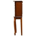 Costway Jewelry Storage Chest Stand Organizer Wood Box for Home