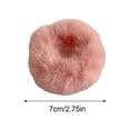 thumbnail image 3 of Lttoisl CozyClip Soft Plush Hair Scrunchies, Fluffy Sausage Shape Headbands, Warm Winter Fall Accessories, Dopamine Style Simple Design Hair Ties, 6 Pack, 3 of 8