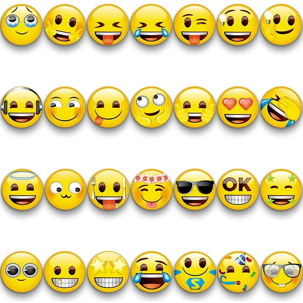 The Office Brand] Emoji Magnets for Whiteboard Fridge Magnets Cute  Decorative Magnets for Office Kitchen Classroom Locker Funny Magnet Strong  Magnetism (28 Pack Yellow Face) 