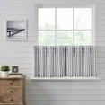 thumbnail image 3 of VHC Brands, Sawyer Mill Ticking Stripe Tier, Black, 24x36, Set of 2, 3 of 3