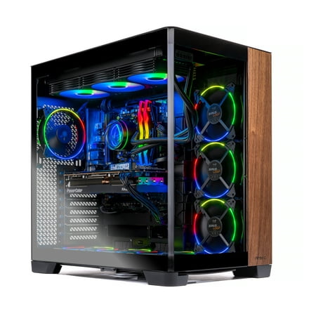 Skytech Prism Gaming PC Desktop AMD Ryzen 7 9800X3D AMD Radeon RX 9070 XT 2TB Gen4 NVMe SSD 32GB DDR5 RAM, AIO Liquid Cooling Windows 11