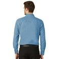 thumbnail image 2 of Men's Rugged Long Sleeve Denim Shirt, Extra-Small Faded Denim, 2 of 3