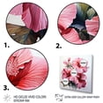 thumbnail image 3 of Designart "Elegance of Pink Tropical Hibiscus I" Floral Framed Wall Art Decor - Traditional Pink Hibiscus Entryway Framed Wall Art Print, 3 of 6