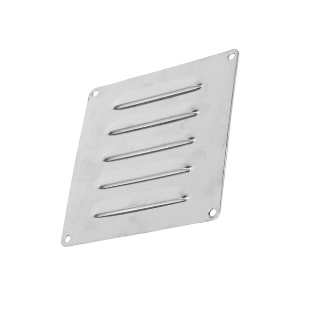Placa de escape de persiana para barcos, ventilación de aire multiusos profesional de 127x114mm de acero inoxidable para casas para yates para caravanas para barcos LHCER Descripción de la referencia
