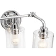 thumbnail image 2 of 45666CH Kichler Lighting Gunnison - 3 Light Bath Vanity Approved For Damp Locations - With Vintage Industrial Inspirations - 9.75 Inches Tall By 24, 2 of 3