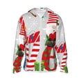 thumbnail image 1 of Balery Christmas Gnome With Love Sudadera ligera de manga larga con capucha y protección solar UPF 50+ para hombre y mujer, ideal para pesca y running-Large, 1 of 7