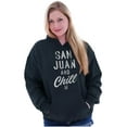 thumbnail image 3 of San Juan Puerto Rico Chill Vintage Hoodie Sweatshirt Women Men Brisco Brands M, 3 of 5