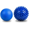 thumbnail image 1 of Pelota de masaje liwang 2 bolas de masaje con pinchos para masaje de tejido profundo en la espalda, 1 of 3
