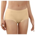 thumbnail image 2 of Intimates 4PCWomen's Widened Version Of Three Layer Anti-Side Underwear Midwaist Underwear One Size, 2 of 7