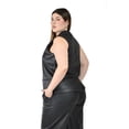 thumbnail image 3 of Chaleco de vinipiel Roman Fashion /Tallas Extras, 746 (Negro) negro 40, 3 of 6