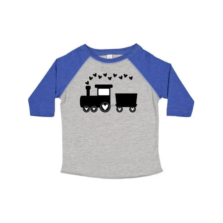 

Inktastic Valentines Day Heart Choo Choo Train Gift Toddler Boy Girl T-Shirt